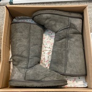 Tall UGG Boots - Gray